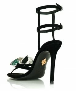 ALZÚARR The Lady Orchid With Silver Crystals Black Collections