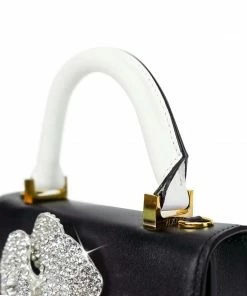 ALZÚARR The Larr Black With Crystals Mini Bag