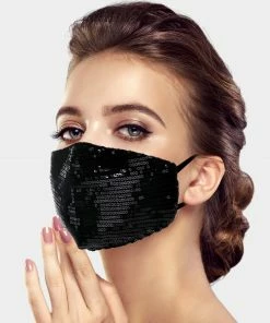 Fabulous Shoes store 29 Fabulous Shoes MASKS AND FACESHIELS SEQUINS COVER