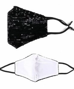 Fabulous Shoes MASKS AND FACESHIELS SEQUINS COVER