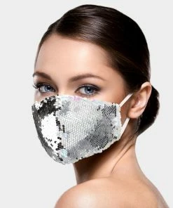 Fabulous Shoes Adjustable Two Colors Face, Silver And White