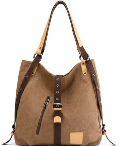 Fabulous Shoes Multi-function Strap Decor Tote Shoulder Bag