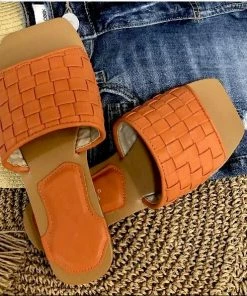 Fabulous Shoes Freedom Orange Sandals
