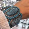 Fabulous Shoes ACCESORIES AND JEWELRY Aqua Marble Rocks Bracelet