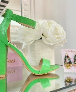Fabulous Shoes Mix Avocado Heels