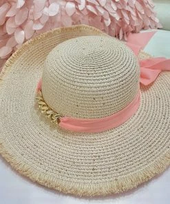 Fabulous Shoes TROPICAL COLLECTION Pink Beach Hat