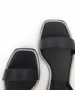 Fabulous Shoes Black & Sparkly Flats