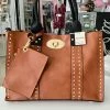 Fabulous Shoes Brown 2 In 1 Handbag HANDBAGS
