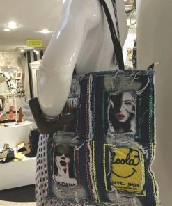 Fabulous Shoes HANDBAGS Denim Handbag