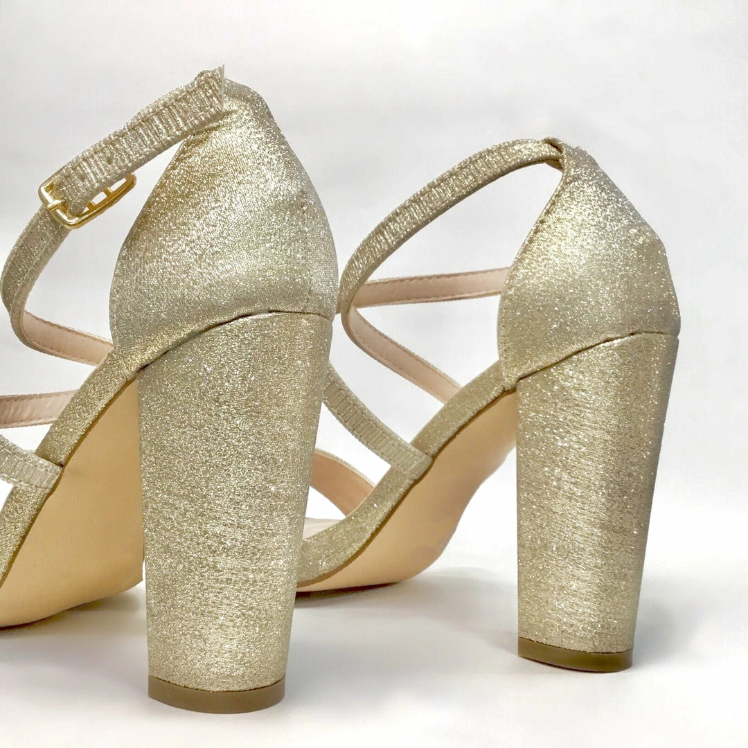Fabulous Shoes Chelsea Champagne Shimmer Heels 4 Fabulous Shoes Chelsea Champagne Shimmer Heels