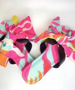 Fabulous Shoes Multi- Color Bow Flats
