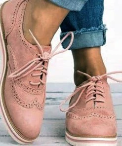 Fabulous Shoes Old Pink Color Sneakers