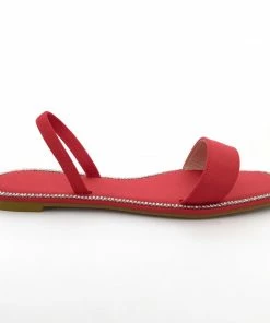 Fabulous Shoes Red & Sparkly Flats