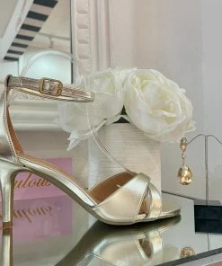 Fabulous Shoes Mirror Gold Sandal