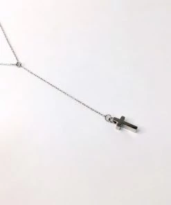 Fabulous Shoes Hanging Silver Cross ACCESORIES AND JEWELRY