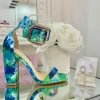 Fabulous Shoes Blue Tie Dye