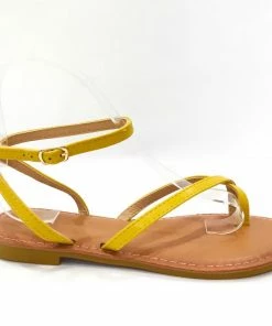 Fabulous Shoes Yellow Casual Sandals