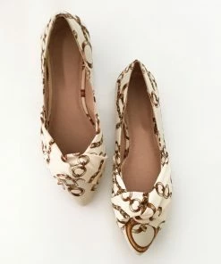 Fabulous Shoes Bronce Chains Ballerina