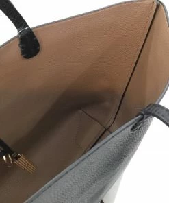 Fabulous Shoes HANDBAGS Black & Taupe Reversible Handbag