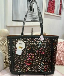 Fabulous Shoes Black Coral Collection HANDBAGS