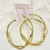 Fabulous Shoes ACCESORIES AND JEWELRY Gold Hoops Earrings