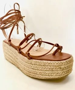 Fabulous Shoes Tropical Tan Wedge