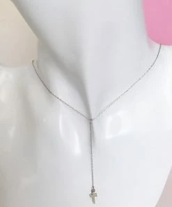 Fabulous Shoes Hanging Silver Cross ACCESORIES AND JEWELRY