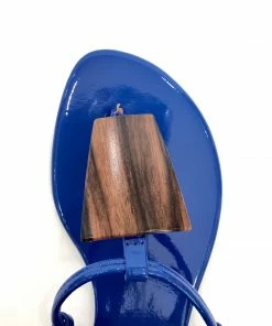 Fabulous Shoes Blue Sandal Patent