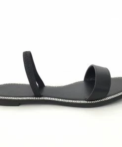 Fabulous Shoes Black & Sparkly Flats