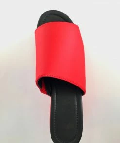 Fabulous Shoes Red Vibrant Platform