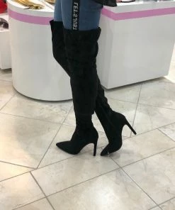 Fabulous Shoes Black Long Boots