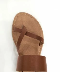 Fabulous Shoes Honey Camel Sandals