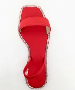 Fabulous Shoes Red & Sparkly Flats