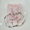 Fabulous Shoes ACCESORIES AND JEWELRY Silver Fabulous Hoops
