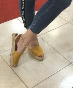 Fabulous Shoes Olivia Fashion Mustard Sandal