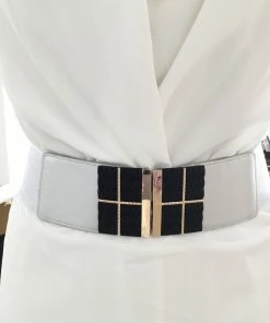 Fabulous Shoes store 33 Fabulous Shoes Silver Stretch Belt Others