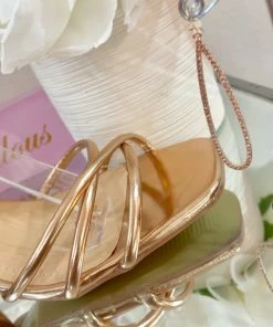 Fabulous Shoes Rose Gold Prado Heels
