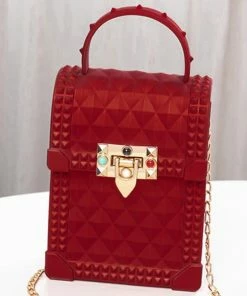 Fabulous Shoes Red Jelly Handbag