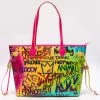 Fabulous Shoes Pink Graffiti Handbag HANDBAGS