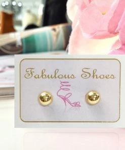 Fabulous Shoes Tiny Half Gold Ball ACCESORIES AND JEWELRY