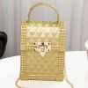 Fabulous Shoes Gold Jelly Handbag HANDBAGS