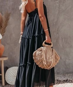 Fabulous Shoes MAXI DRESSES Black Breeze Maxi Dress