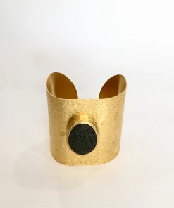 Fabulous Shoes Gold & Black Cuff ACCESORIES AND JEWELRY