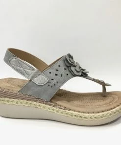 Fabulous Shoes Grey Fabulous Wedge