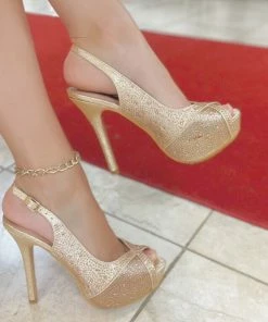 Fabulous Shoes Champagne Heels
