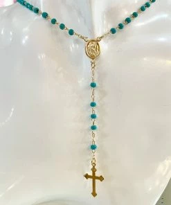 Fabulous Shoes ACCESORIES AND JEWELRY Aqua Rosary