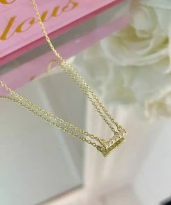 Fabulous Shoes ACCESORIES AND JEWELRY Mini Horizontal Gold Stick