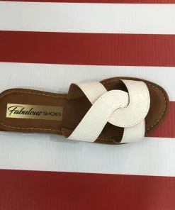 Fabulous Shoes OFF WHITE FLATS