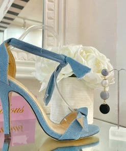 Fabulous Shoes Denim Style Heels