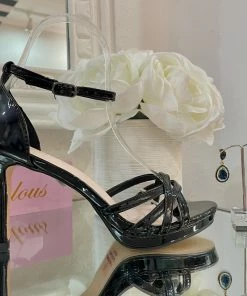 Fabulous Shoes Black Charlotte Heels